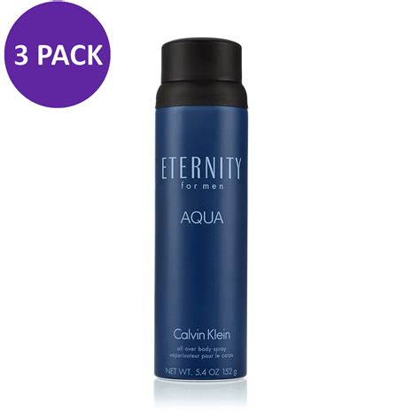 ETERNITY AQUA Body Spray for Men, 5.4 oz (3 Pack) - Walmart.com