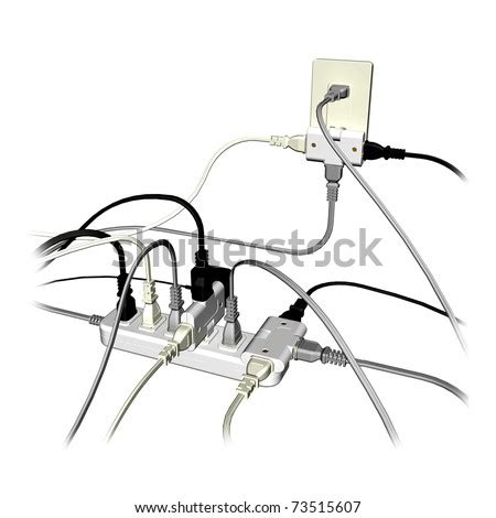 Octopus Wiring Stock Photo 73515607 : Shutterstock