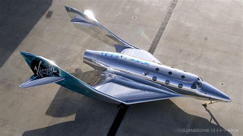 virgin galactic unveils mirror-clad 'VSS imagine,' its first spaceship III