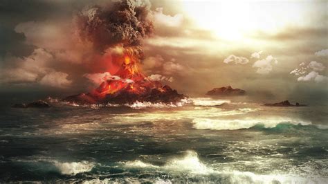 volcanic eruption, Island Wallpapers HD / Desktop and Mobile Backgrounds