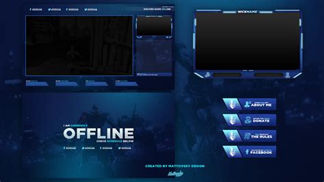 Twitch Tv Overlay Template