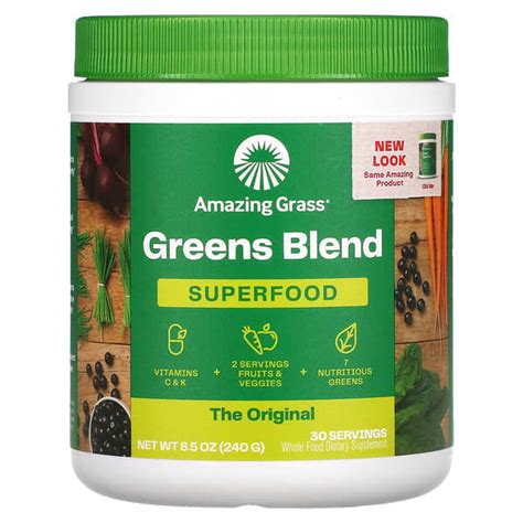 Amazing Grass, Greens Blend, Superfood, The Original, 8.5 oz (240 g)