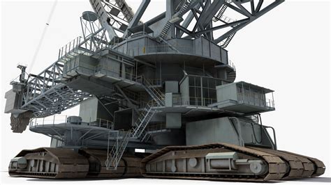 Bagger 293 Bucket Wheel Excavator Rigged 3D Model $259 - .max - Free3D