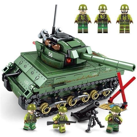 M4 Sherman Medium Tank - 427 Pieces - BrickArmyToys