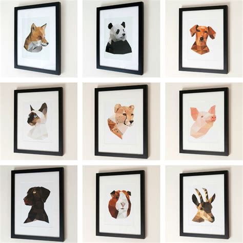 NUMI NUMI Trianimals | Geometric wall art, Numi, Gallery wall