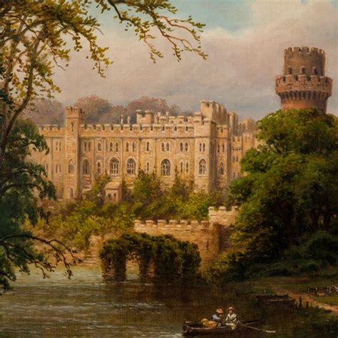 A late 19th century oil painting of Warwick Castle by W.R. Young – William Cook