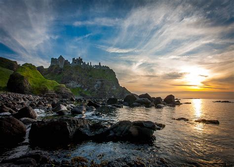 Dunluce Castle | Sunset Dunluce Castle | Steve Cill Dara | Flickr