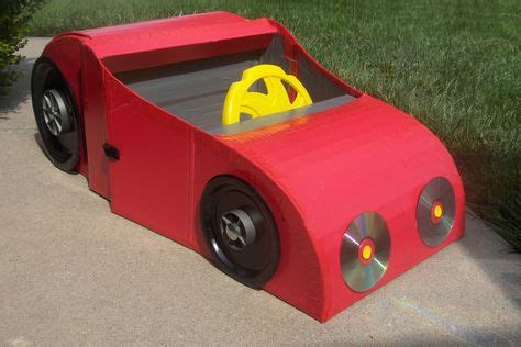 How to Make a Car From a Cardboard Box | Cardboard car, Cardboard toys ...