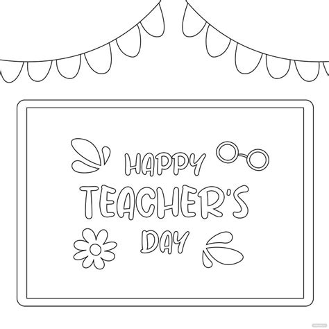 Happy Teachers Day Chalkboard Drawing in PSD, Illustrator, SVG, JPG, EPS, PNG - Download ...