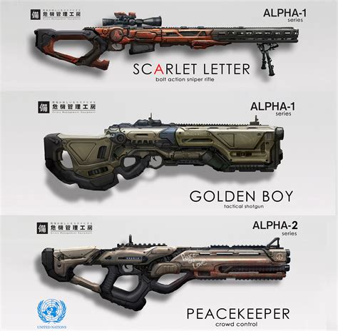 ArtStation - Gun Concepts, Eddie Mendoza