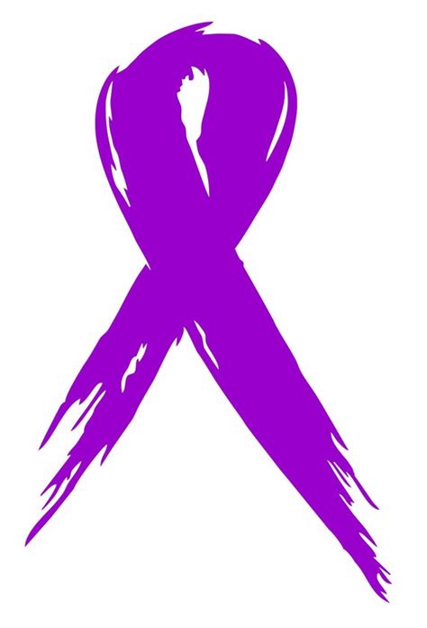 Overdose Awareness Purple Ribbon Decal Vinyl Bumper or Car - Etsy