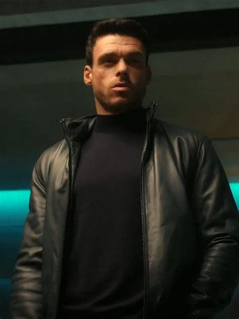 Citadel Richard Madden Leather Jacket - Oskar Jacket