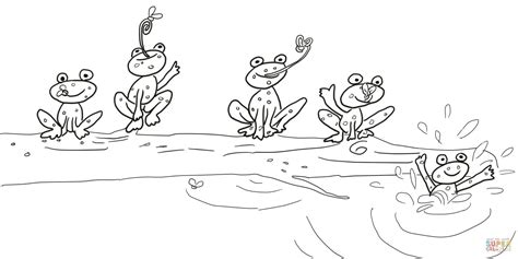 5 Little Speckled Frogs coloring page | Free Printable Coloring Pages Frog Coloring Pages, Free ...