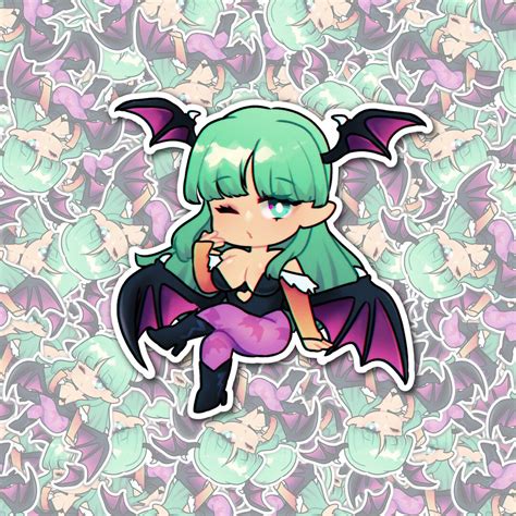 DARKSTALKERS Morrigan Aensland 2in Vinyl Sticker - Etsy