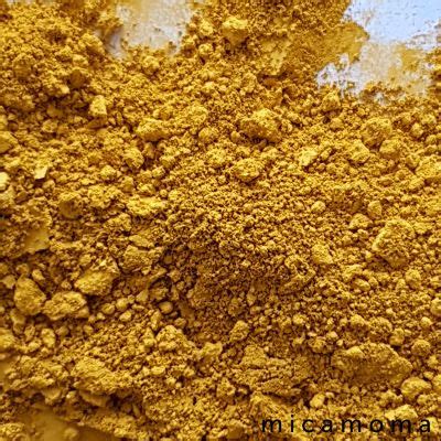 The Origins of Yellow Iron Oxide | Micamoma.co.uk