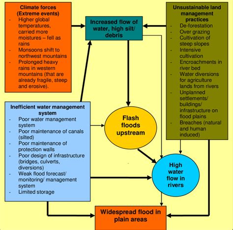 Cause and effects of 2010 floods | Download Scientific Diagram