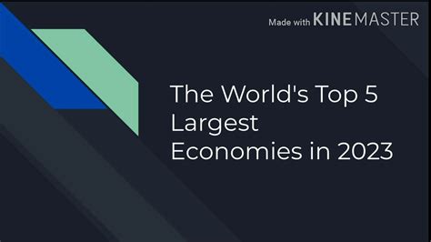 Largest Economies In The World 2023 World Bank - PELAJARAN