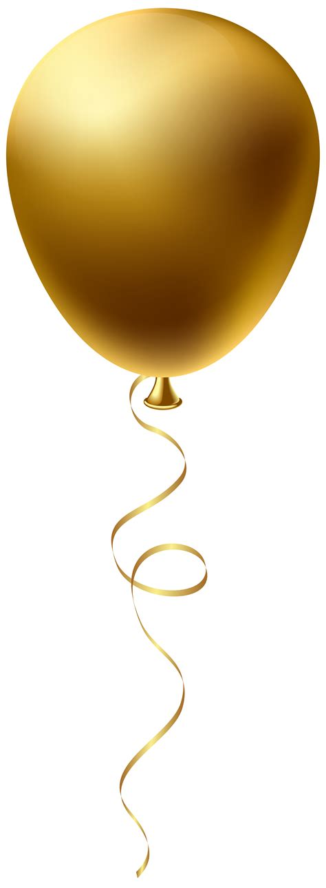 Black And Gold Balloons Png - PNG Image Collection