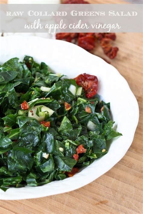 Raw Collard Greens Salad | Recipe | Collard greens salad, Collard ...