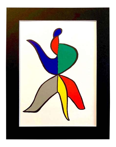1963 Alexander Calder Stabiles Lithograph for Derriere Le Miroir No. 141 | Chairish