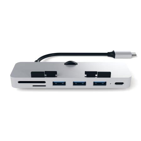 Satechi USB-C iMac 2017 Clamp Hub Pro Multi-Port Adapter - Silver