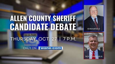 Allen County Sheriff candidates agree to debate on wane.com | WANE 15