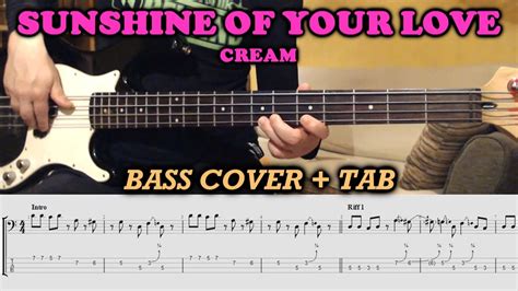 Sunshine Of Your Love BASS TAB Cover | Lesson Tutorial | How To Play CREAM on BASS - YouTube