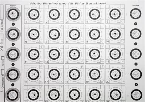 22 benchrest targets - boards.ie