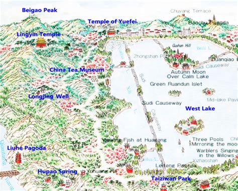 Hangzhou Maps, Hangzhou China Map, Hangzhou Tourist Map…