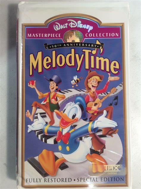 Walt Disney Melody Time VHS 1998 Clamshell VHSshop.com 786936071955 | eBay