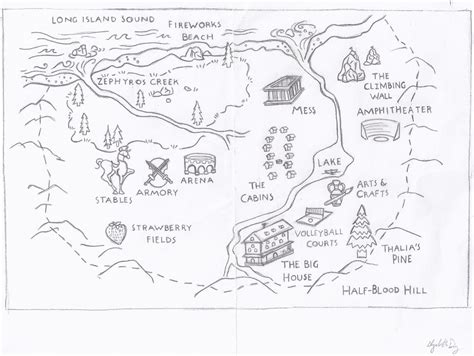 Camp Half-Blood Map by TheAmazingElizabeth on DeviantArt