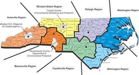 North Carolina Regions Worksheet