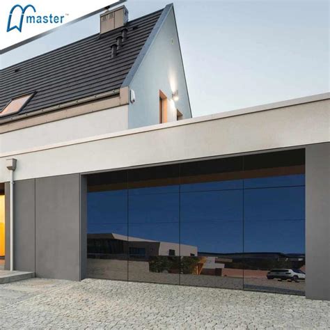 2020 Hot Luxury Frameless Tempered Mirror Glass Garage Doors for Sale ...