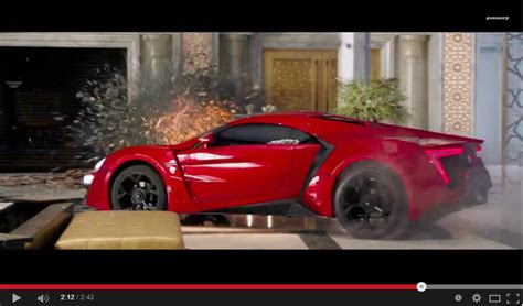 The W Motors Lykan Hypersport Featured In Fast & Furious 7 Trailer ...