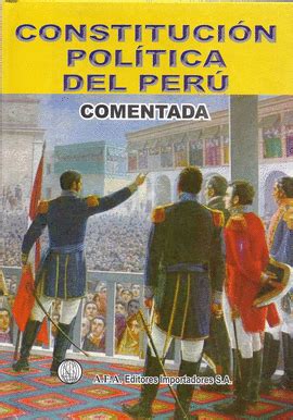 CONSTITUCION POLITICA DEL PERU COMENTADA - San Cristobal Libros SAC ...