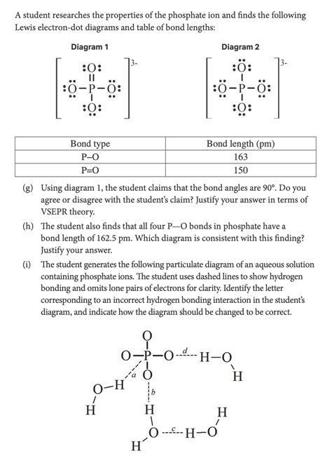 Solved A student researches the properties of the phosphate | Chegg.com