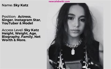 Sky Katz Instagram, Height, Age, Image, Bio, Net Worth & More