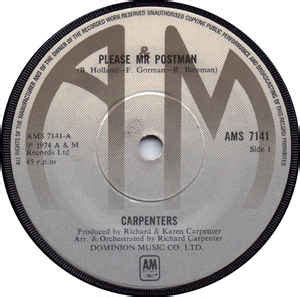 Carpenters - Please Mr Postman (1974, Vinyl) | Discogs