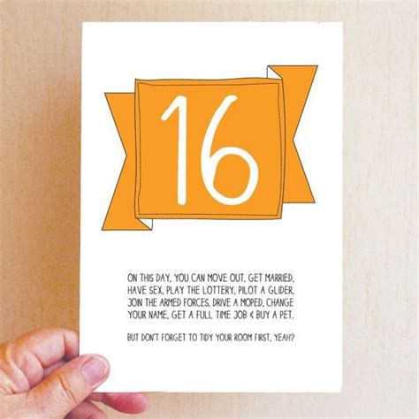 Pin on 16th birthday cards