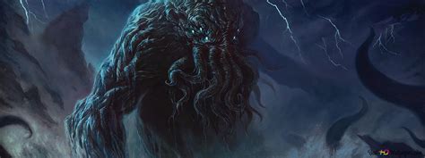 Cthulhu Fantasy Art 4K wallpaper download