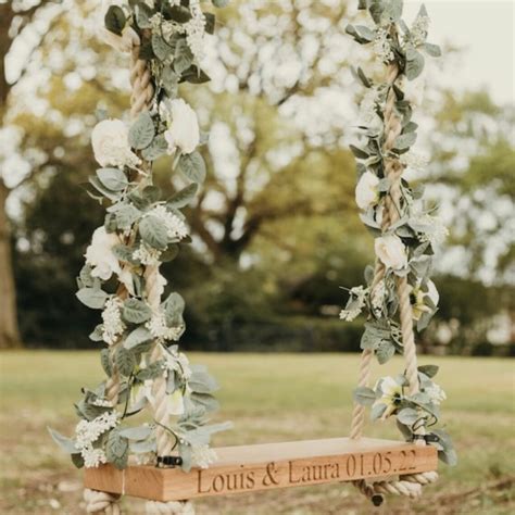 Tree Swing Family Swing Wooden Swing Wedding Swing | Etsy