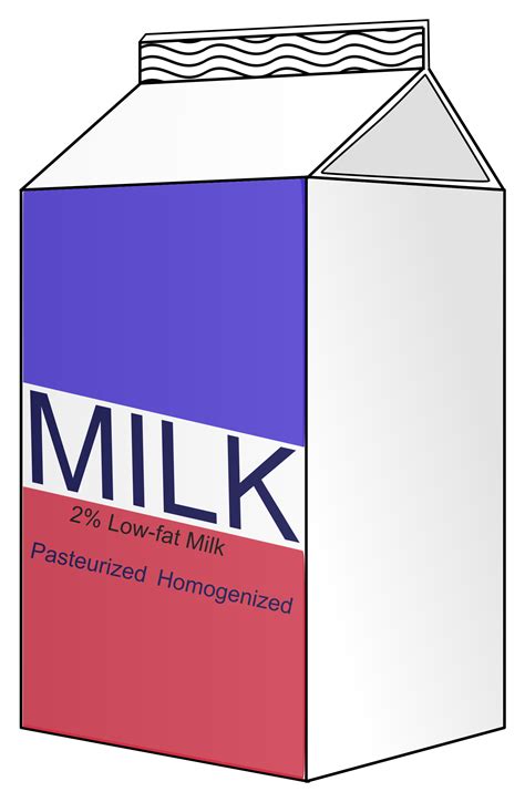 Milk Carton Vector Clipart image - Free stock photo - Public Domain photo - CC0 Images