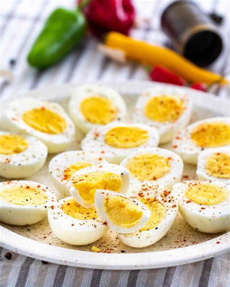 Sea Salt And Vinegar Hard-Boiled Eggs Fit Foodie Finds | Boiling Eggs ...