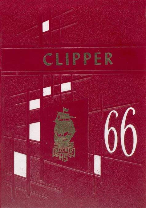 1966 yearbook from Beecher High School from Flint, Michigan for sale