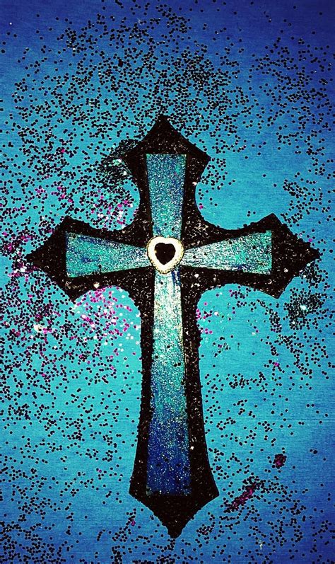 Download Jesus Christ Blue Cross picture | Wallpapers.com