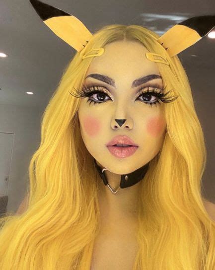 Pokemon Pikachu Halloween Makeup Look | Amazing halloween makeup ...