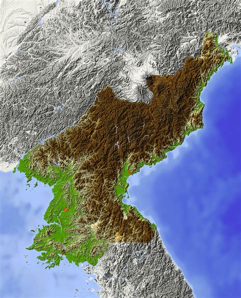 Map North Korea