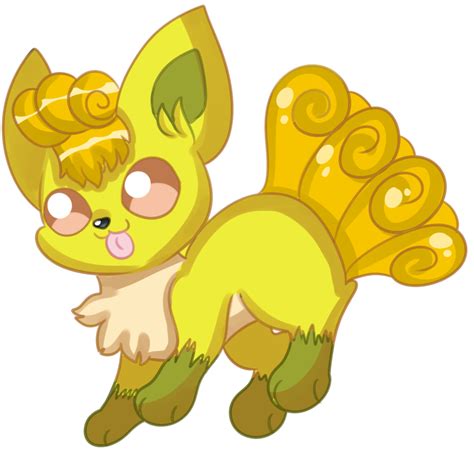 Shiny Vulpix by BlushingEevee on DeviantArt