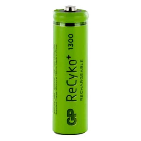 GP Batteries ReCyko+ 1300mAh AA Rechargeable Batteries - Cell Pack ...