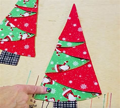 Learn To Sew Last Minute Christmas Tree Napkins